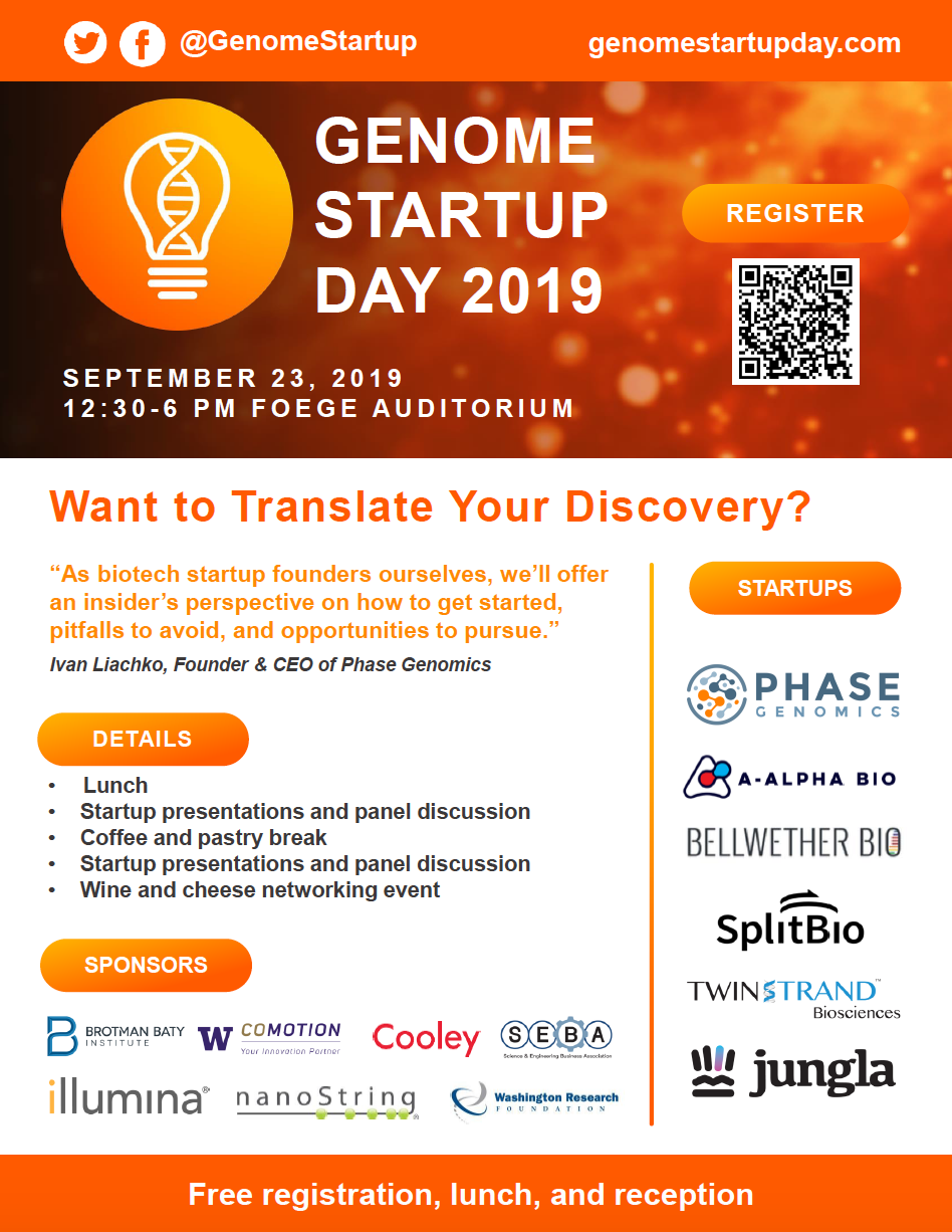 Genome startup day 2019