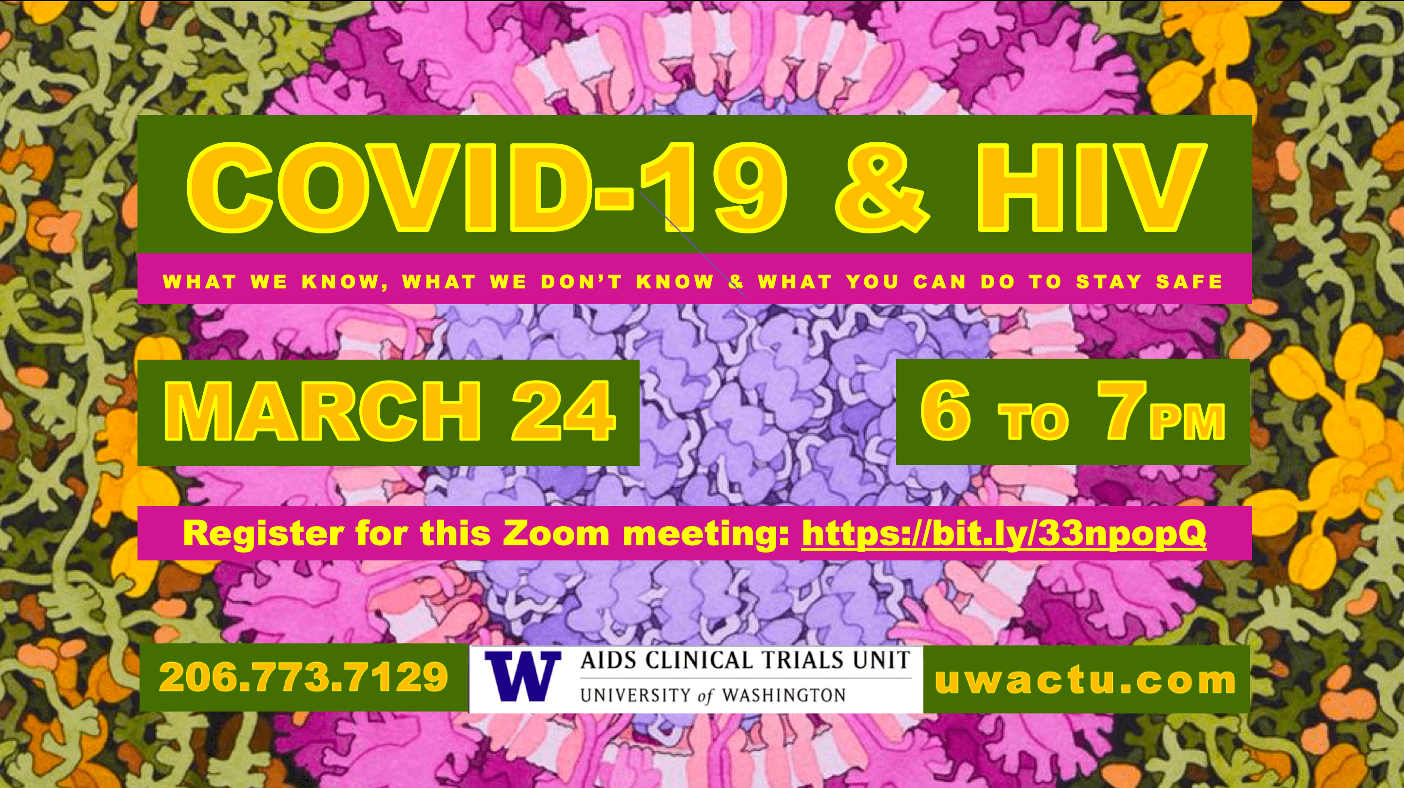 COVID-19 & HIV Zoom meeting