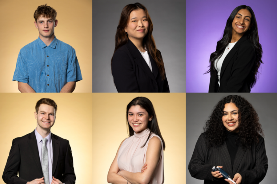Alex Gonin, Amy Hamada, Shreya Suresh, Trevor Marquis, Vanessa Garnica, and Mickey (Micaela) Vela Ruiz