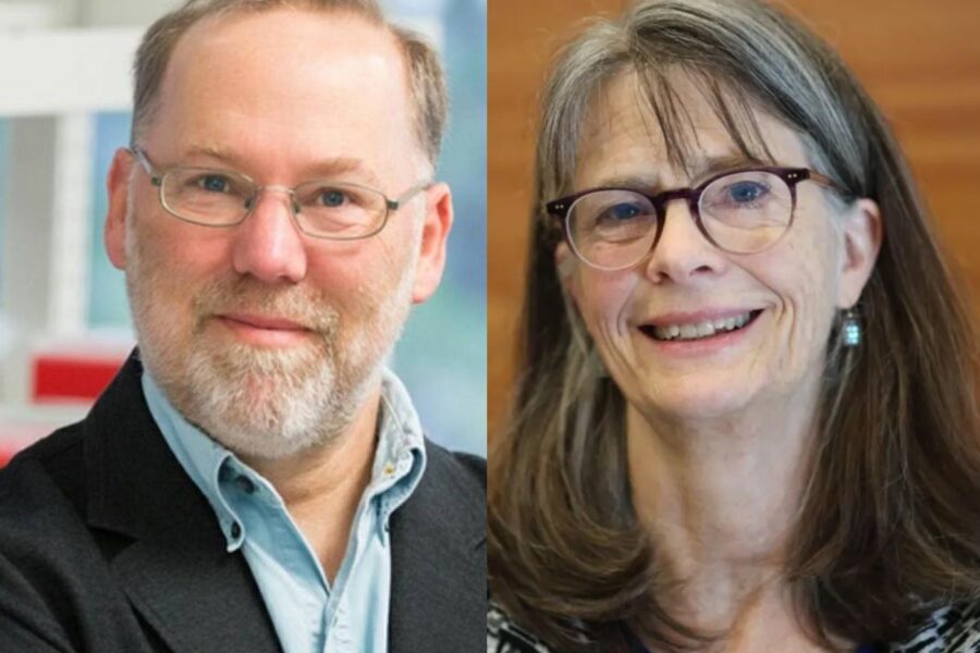 Mary Brunkow and Fred Ramsdell