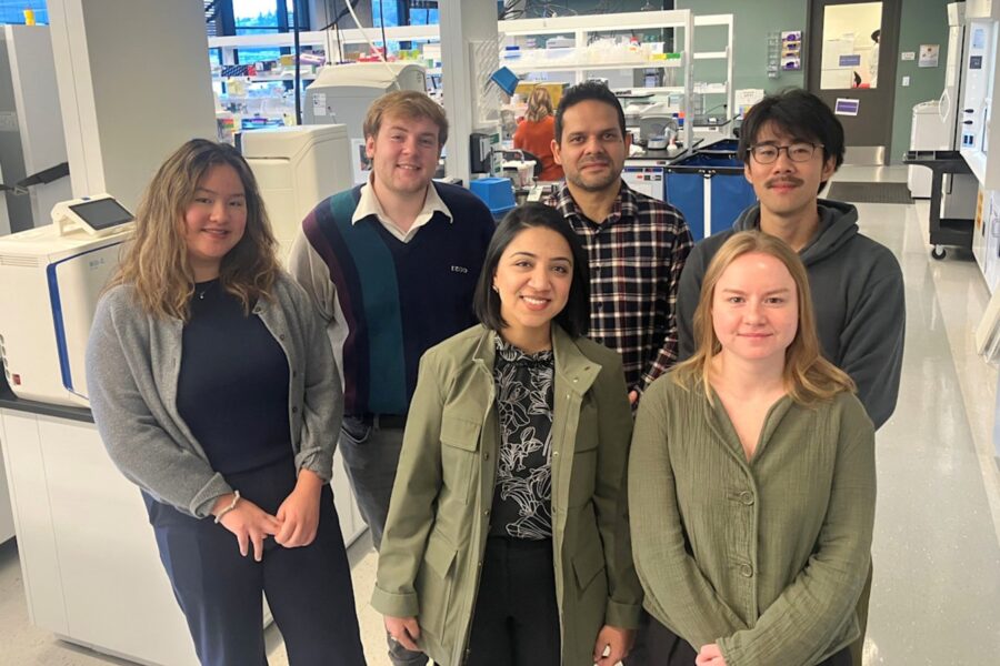 Seattle Hub’s Sense Team: Clockwise from left – Ruby Padgett, Reuben Burch, Alessandro Venega Coradini, Soh Ishiguro, Diana Vedenova, and Team Lead Hina Iftikhar.