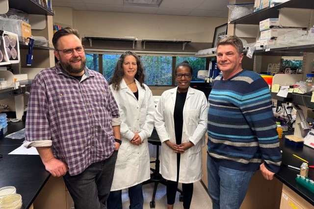 Justin Kollman, Kelli Hvorecny, Pearl Magala and Evgeni Sokurenko