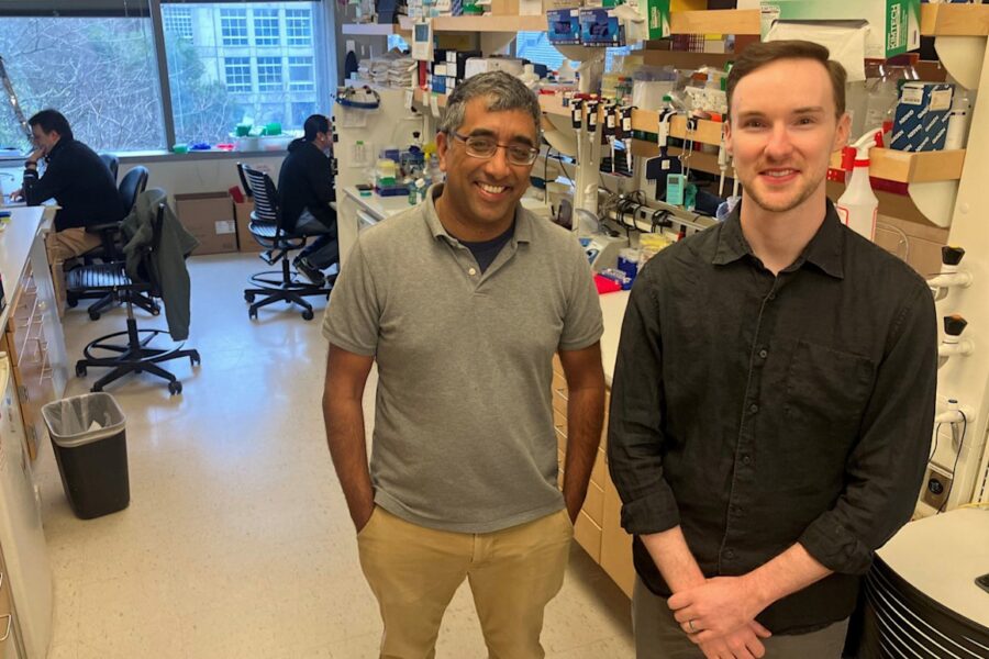 Chase Suiter (right) and Jay Shendure