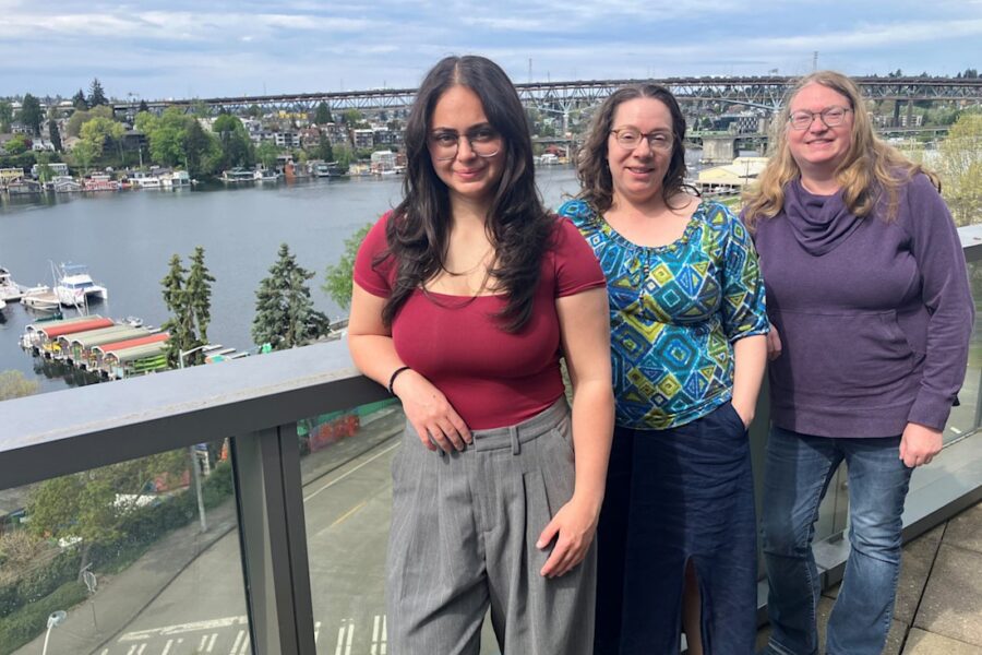 Gabrielle Ferra, Kelley Harris, and Maitreya Dunham